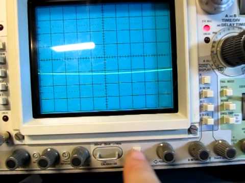 #43: Analog Oscilloscope Basics: Making a Frequency Measurement