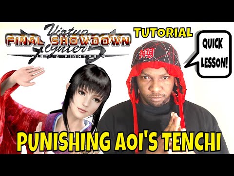 VF5FS- PUNISHING AOI'S TENCHI STANCE!- (Virtua Fighter 5: Final Showdown)- Gameplay, Tutorial, FGC.