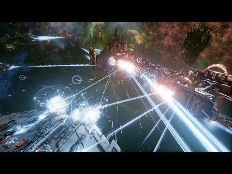 TAU Empire (Water Caste) vs Space Marines! Rank 11 - Battlefleet Gothic Armada