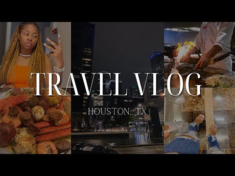 TRAVEL VLOG | WEEKEND IN HOUSTON | GRWM + Seafood + The Waffle Bus + Benihana + Casamigos + MORE!