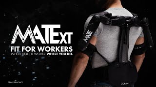 ENHANCE THE FUTURE - Discover the new MATE-XT exoskeleton by Comau