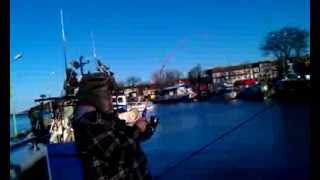 preview picture of video 'Fishing Mrzeżyno (Połów certy w porcie Mrzeżyno)'