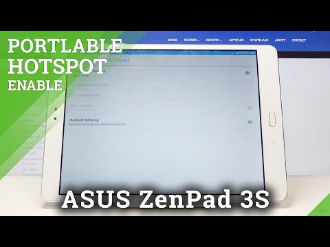 How to Activate Portable Hotspot in ASUS ZenPad 3S – Set Up Wi-Fi