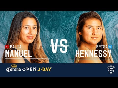 Malia Manuel vs. Brisa Hennessy - Round of 16, Heat 6 - Corona Open J-Bay W 2019