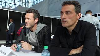 Jason O'Mara (Wyatt Price) & Rufus Sewell (John Smith) discuss Man in the High Castle @ NYCC '17