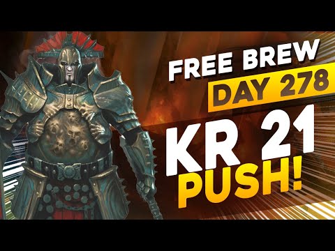 SOULLESS TIME TO SHINE - KR 21 PUSH! | F2P day 278 | RAID SHADOW LEGENDS