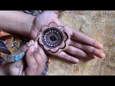 Henna/mehndi design inspired by Areeba Habib's wedding design