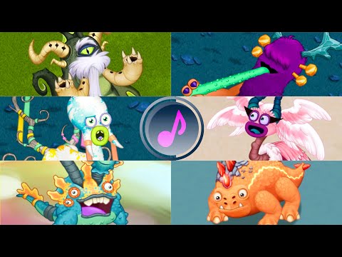 Best Monsters Duets, All Island monsters similar sounds (My Singing Monsters)