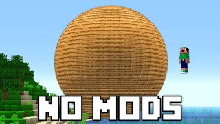 Making Circles and Spheres in Vanilla Minecraft