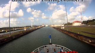 preview picture of video 'Panama Canal Time Lapse - Full Transit Travel From the Pacific Ocean to the Atlantic'