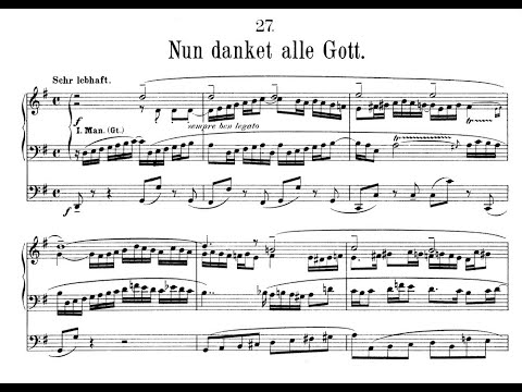 Reger: "Nun danket alle Gott" op. 67 Nr. 27