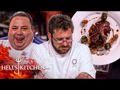 Fight Over Ingredients in Adaptability Challenge Judged by Michelin Star Chefs | Hell’s Kitchen