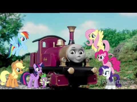 Lady Meets the Mane Six and Spike the Dragon