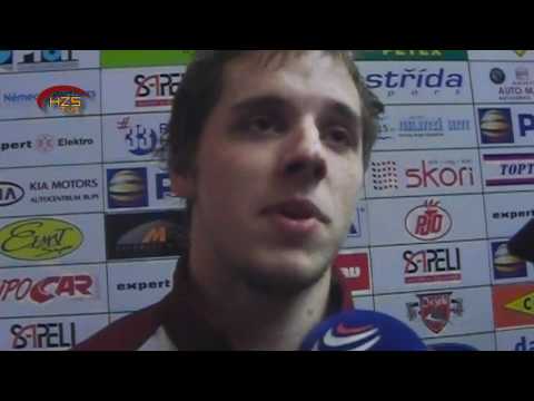 20: kolo - HC Dukla Jihlava - HC Benatky nad Jizerou _pozápasové rozhovory