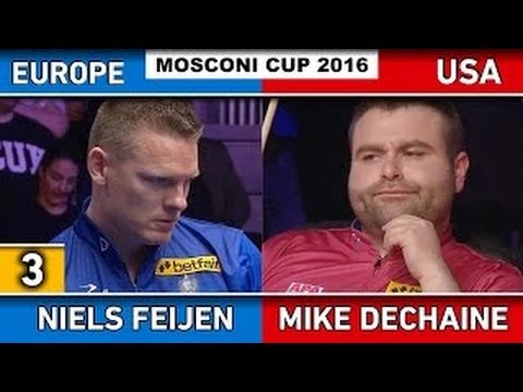 Jayson Shaw vs Mike Dechaine [Match 14] ᴴᴰ Mosconi Cup 2016 9-ball