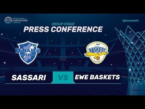 Dinamo Sassari v EWE Baskets Oldenburg - Press Conference - Basketball Champions League