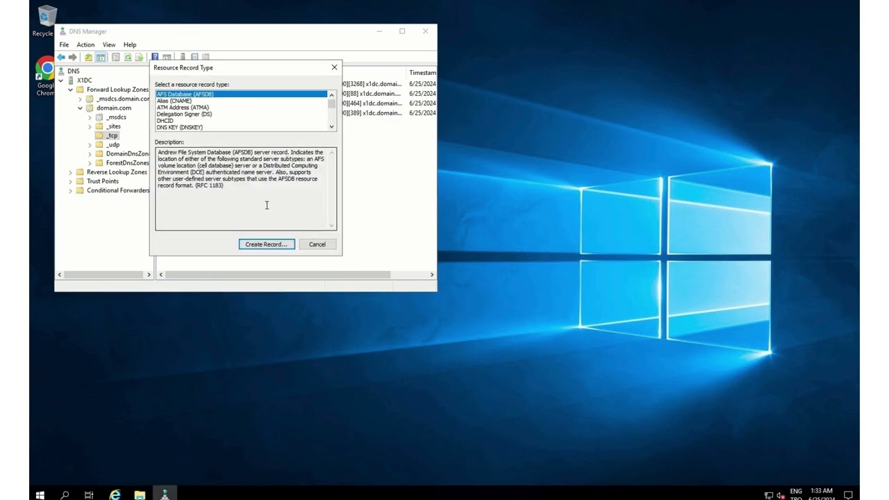 Create Service Record for SessionLimit Server