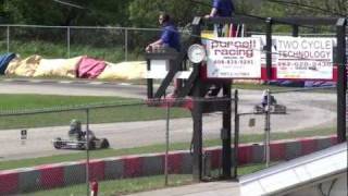 preview picture of video 'Austin Kendig: MWSS Kid Kart Feature at Badger Raceway, May 22, 2011'