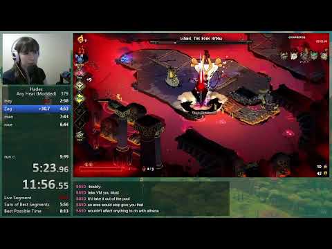 Hades Speedruns - Any Heat (Modded) - Aspect of Zagreus (Fists): 9:48