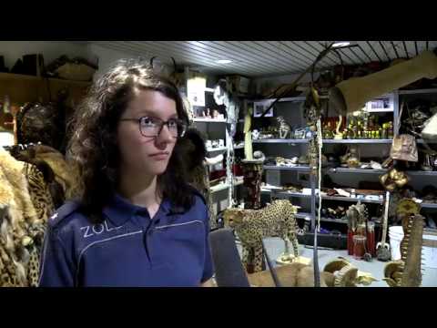 Einblick in die Asservatenkammer am Münchner Flughafen