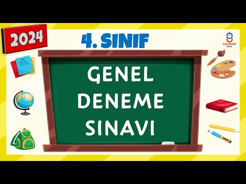 4. Sınıf Genel Deneme Sınavı 2024