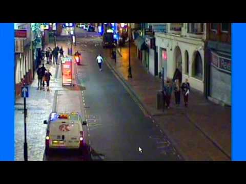 Drive-by stabbing in Leicester city centre