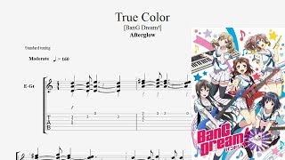 Guitar Bang Dream バンドリ True Color ギターtab譜 Afterglow By Nippontab Chords Chordify