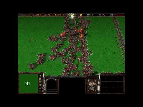 100 Demolisher Vs 100 Glaive Thrower (100 vs 100 Footage) (Warcraft 3)