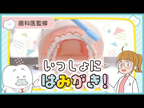 歯を磨く:だから水ですすいではいけないのです