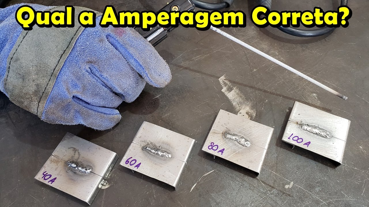 Teste Prático da Regulagem de Amperagem da Inversora de Solda