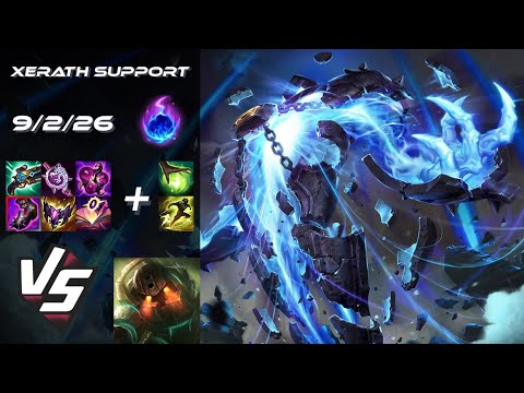SUPPORT Xerath vs Nautilus - EU Grandmaster Patch 25.19