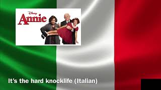 Musik-Video-Miniaturansicht zu The Hard-Knock Life (Italian) Songtext von Annie (OST)