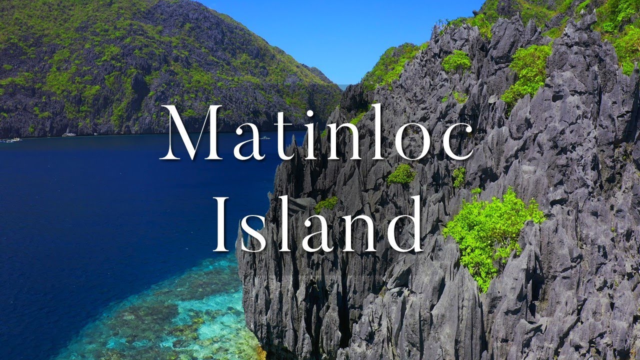 Experience a virtual overhead tour of Matinloc Island.