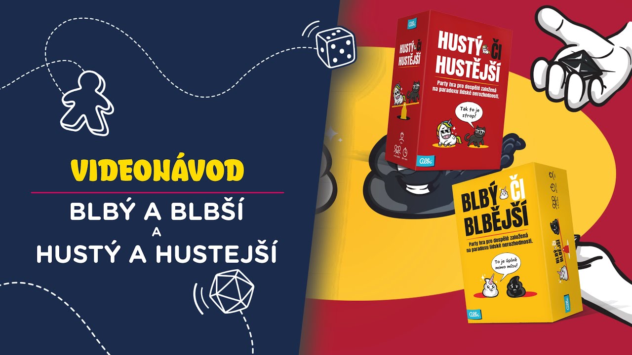 Blbý či blbější a Hustý či hustější - videonávod SK