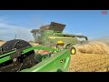 JOHN DEERE X9 Combines Harvesting 12,000 Acres of Wheat