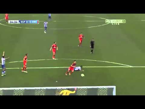 Simao Sabrosa penalty claim   Espanyol vs Getafe  best goals of today
