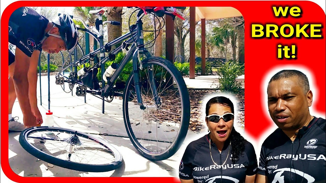Tandem Bike Fail While Touring!