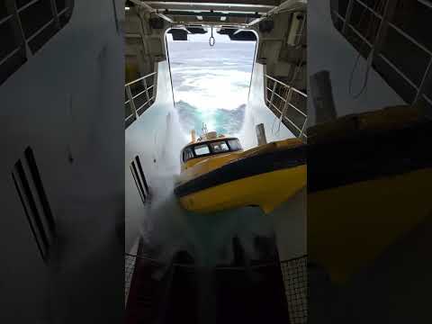 Small Boat Fails and Damages Huge Ship