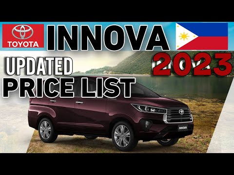 TOYOTA INNOVA 2023 UPDATED PRICE LIST & SPECS PHILIPPINES
