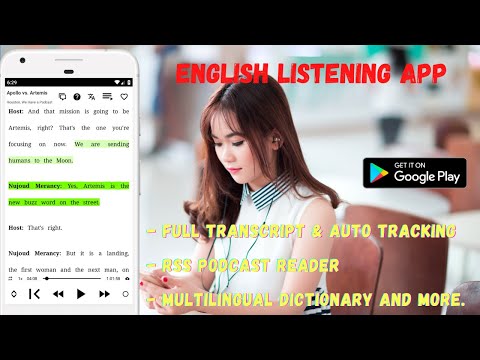 English Podcast & Transcript Video