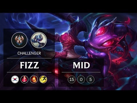 Fizz Mid vs Galio - KR Challenger Patch 8.24