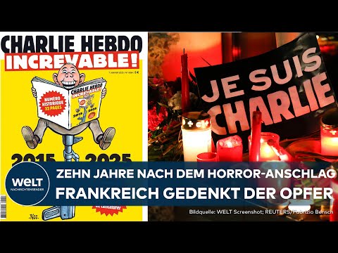 CHARLIE HEBDO: Zehn Jahre nach dem Horror-Anschlag in Paris - Frankreich gedenkt der Opfer