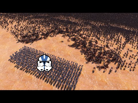 100 Clone Troopers vs 10,000 Zombie Stormtroopers! - UEBS: Star Wars Mod Battle Simulator