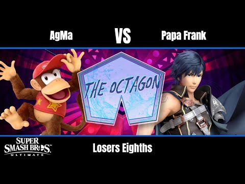 AgMa (Diddy Kong) vs Papa Frank (Chrom) - Ultimate Losers Eighths - Octagon #116