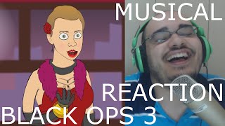 REACTION TO BLACK OPS 3 THE MUSICAL ANIMATION SONG SHADOWS OF EVIL 1 2 ZOMBIES ANIMATED lhugueny