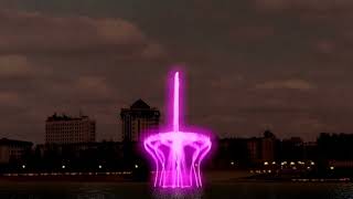 Плавающий светомузыкальный фонтанный комплекс на понтонах «Вальс цветов»