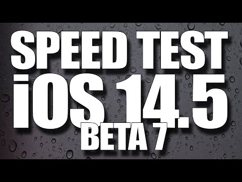iOS 14.5 Beta 7 Speed and Performance Test vs iOS 14.4.2 (iOS 14.5 Public Beta 7)