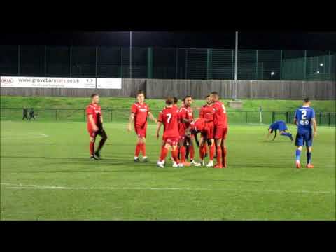 Josh Crawley Goal AFC Dunstable v Dunstable Town BSC 22nd Oct 2019.