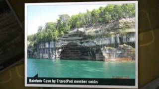 preview picture of video 'Pictured Rocks National Lakeshore Socks's photos around Saint Ignace, United States (slideshow)'