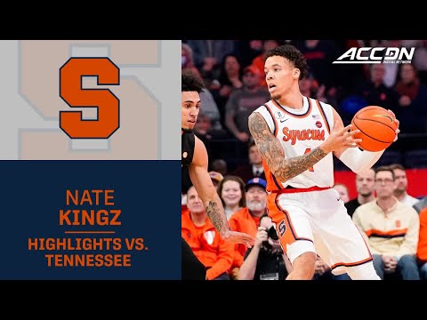 Syracuse's Nate Kingz Is Royal In Win Over Tennessee